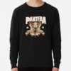 ssrcolightweight sweatshirtmensblack lightweight raglan sweatshirtfrontsquare productx1000 bgf8f8f8 5 - Pantera Band Store